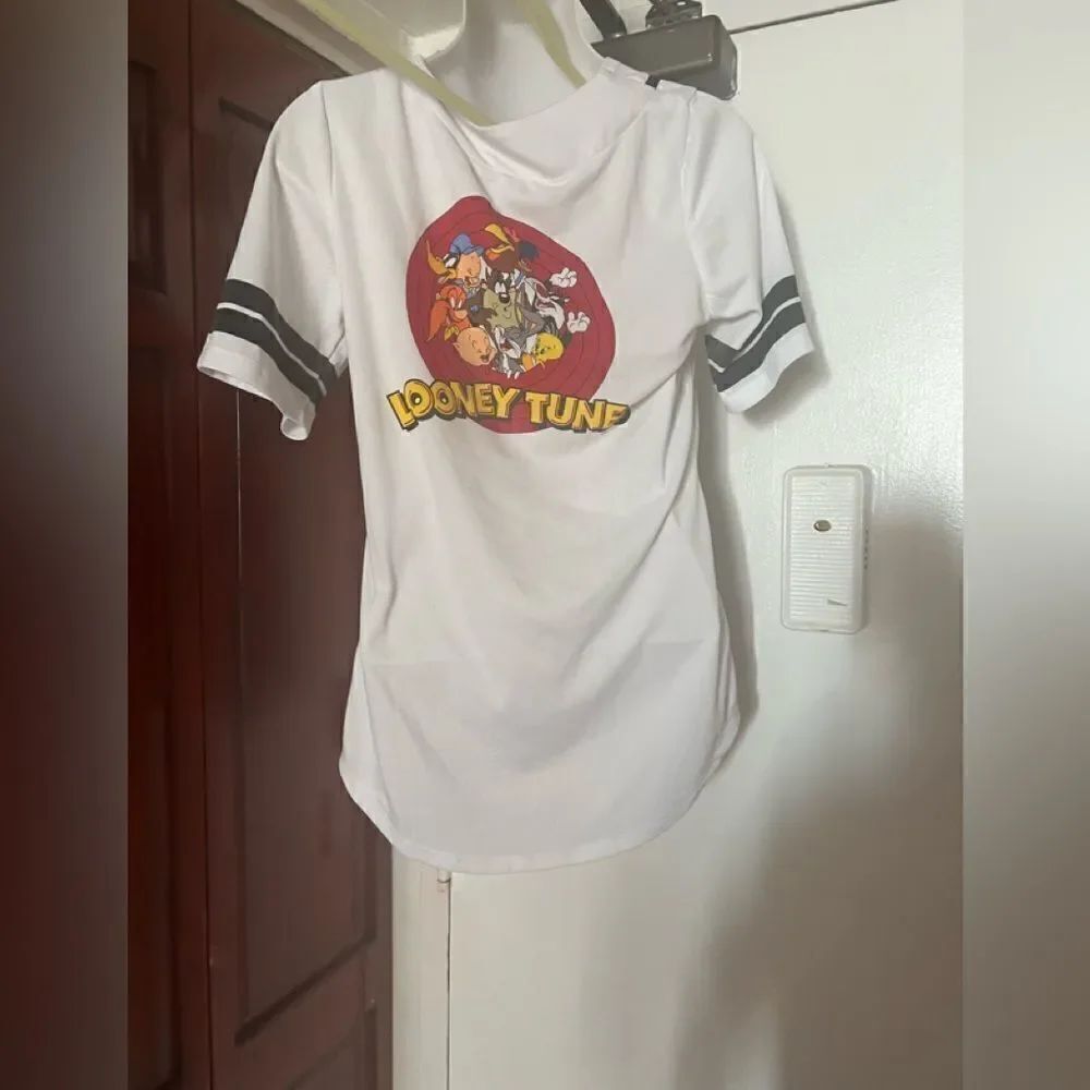 Vintage Looney Tunes Sports Jersey Hockey Basketball shirt top
